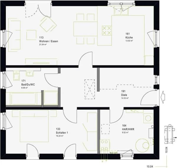 Immobilie in Süderholz - Alles auf einer Ebene - Dein Neuer MASSA-HAUS BUNGALOW - Bild 4