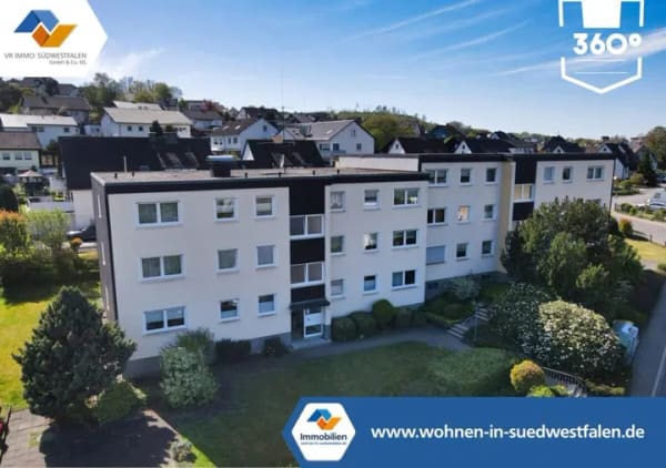 Immobilie in Herscheid - VR IMMO: Einziehen & wohlfühlen: Sehr gepflegte 3-Zimmer-Wohnung in Herscheid. - Bild 0