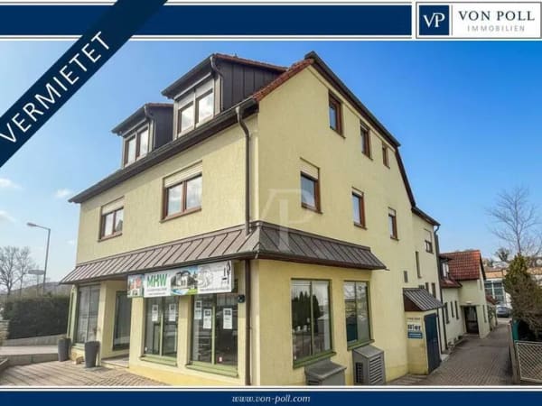 Immobilie in Langenzenn - VON POLL | Kapitalanlage: 3-Zimmer-Wohnung mit Balkon und Stellplatz - Bild 0