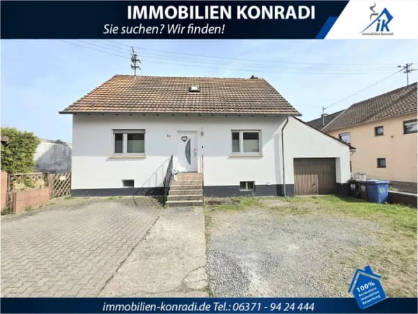 Immobilie in Hütschenhausen - IK | Spesbach: Gemütliches, gepflegtes Haus mit Garage in guter Lage - Bild 0