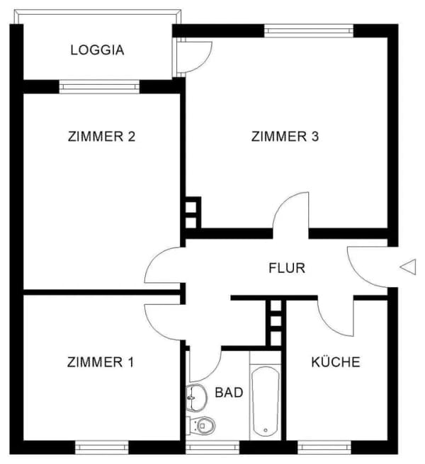 Immobilie in Hausham - "Attraktive 3-Zimmer-Wohnung mit eigenem Garten!!" - Bild 1