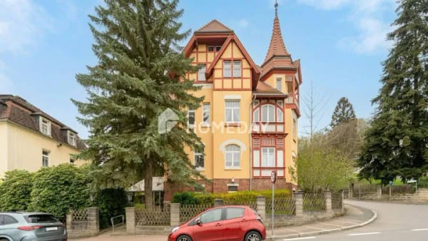 Immobilie in Tharandt - Jugendstil-Villa mit Turm, Garten und drei Einheiten - Bild 2