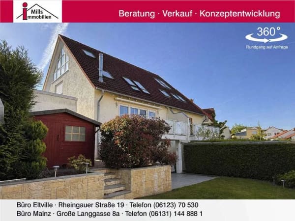 Immobilie in Essenheim - Schicke Doppelhaushälfte mit schönem Garten in Top-Lage - Bild 0