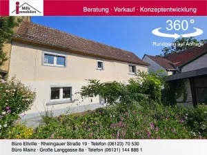 Immobilie in Saulheim - Charmante Hofreite mit Innenhof, Scheune und Garten - Bild 0