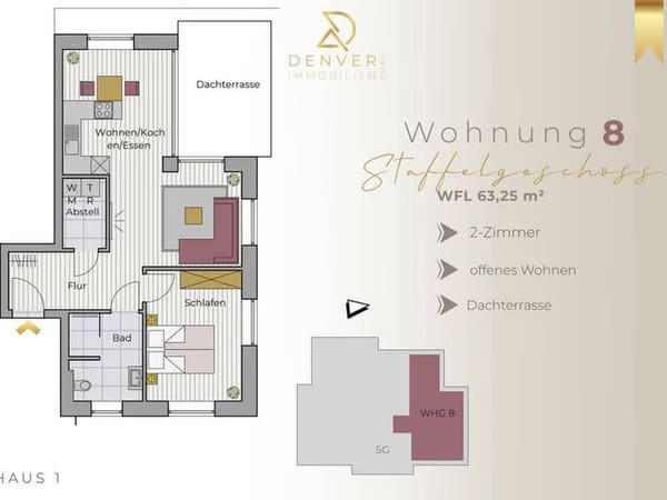 Immobilie in Dinklage - NEUBAU in Dinklage: Wunderschöne ETW mit großer Dachterrasse zum Wohlfühlen! - Bild 0