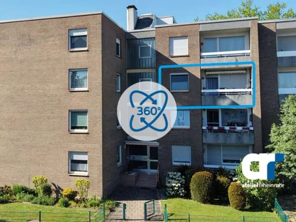 Immobilie in Voerde (Niederrhein) - Kapitalanlage oder Eigennutzung: gepflegte  2,5-Zimmer Wohnung in Voerde - Bild 0