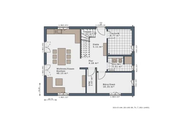 Immobilie in Buttenheim - Vor den Toren Nürnbergs - Neubau mit 4 Zimmer incl. Grundstück in Eggolsheim - Bild 4