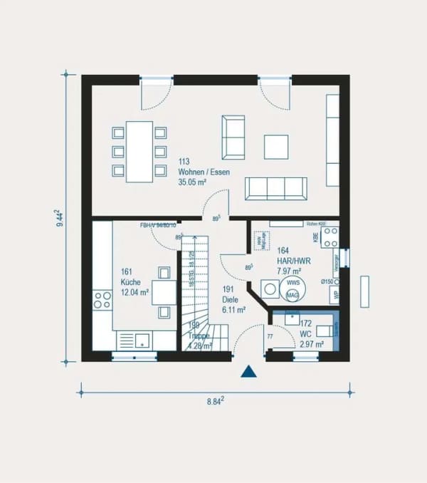 Immobilie in Langweiler - Geräumiges Einfamilienhaus Home 2 - Viel Platz für die ganze Familie - Bild 1