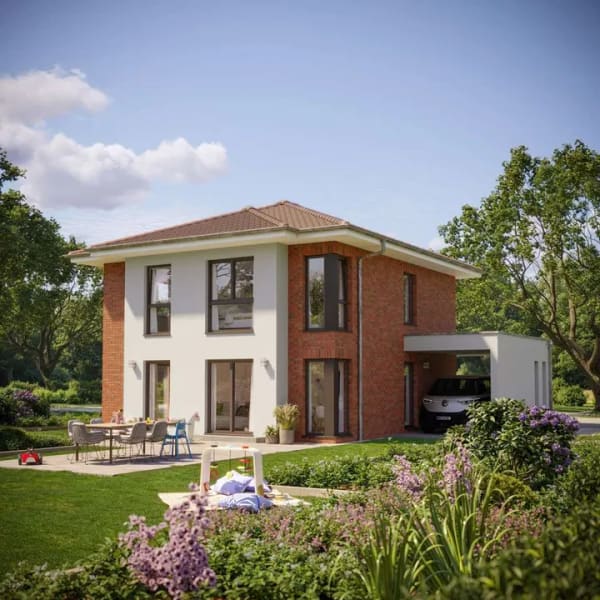 Immobilie in Dörphof - LivingHaus Stadtvilla in Karby - Dein individuell geplantes Traumhaus mit modernem Walmdach - Bild 0