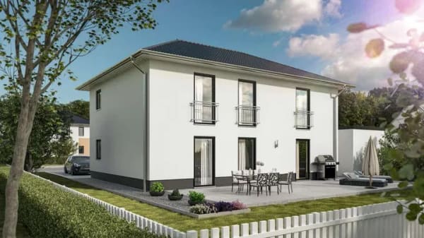 Immobilie in Schopp - Zweifamilienhaus, massiv gebaut, Preis inkl. Grundstück in Linden - Bild 0