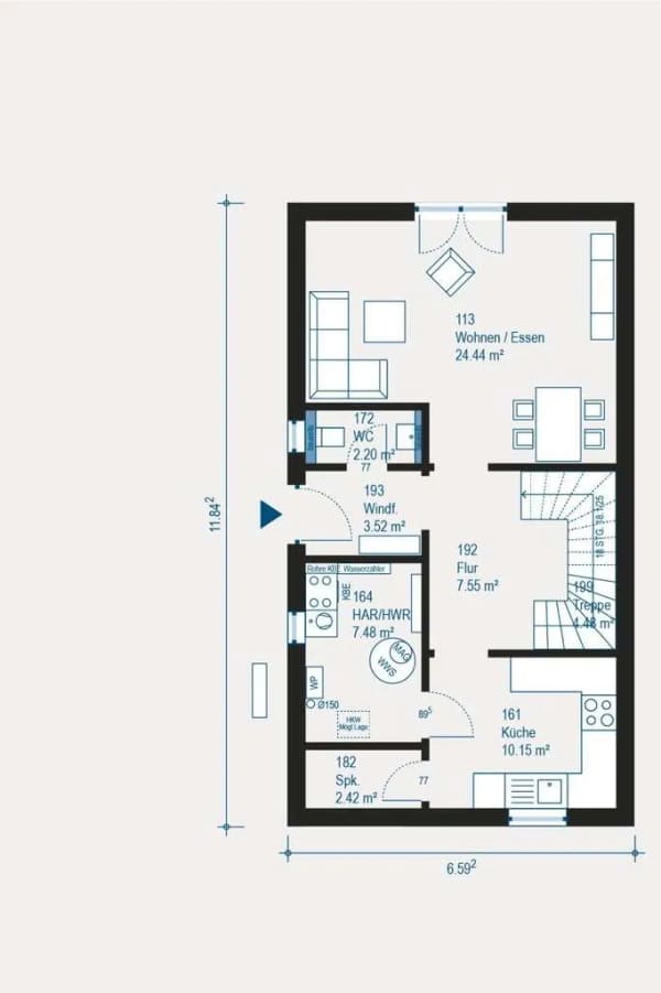 Immobilie in Hambrücken - Eleganz und Raumwunder - Das Double 4 als Ihr individuelles Traumhaus - Bild 2