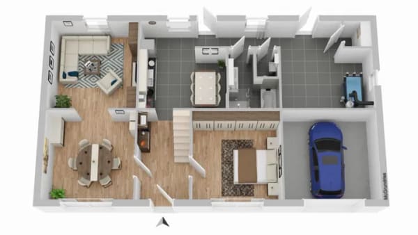 Immobilie in Steinhagen - Einfamilienhaus freistehend in Bützow OT Oettelin (Zepelin) - Bild 2