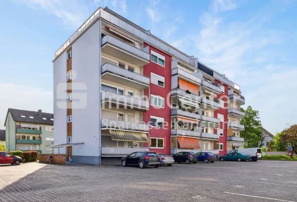 Immobilie in Oberhausen-Rheinhausen - Kompakte 1-Zimmer-Wohnung mit Außenstellplatz und Gestaltungspotenzial - Bild 0