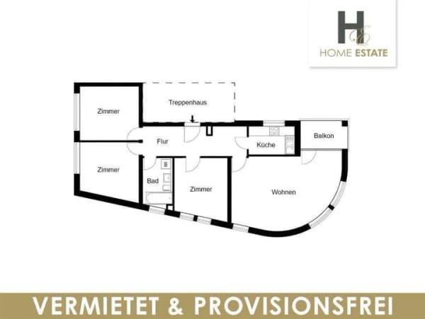 Immobilie in Teltow - Vermietete Wohnung zum Sonderpreis & Provisionsfrei  - Bild 0