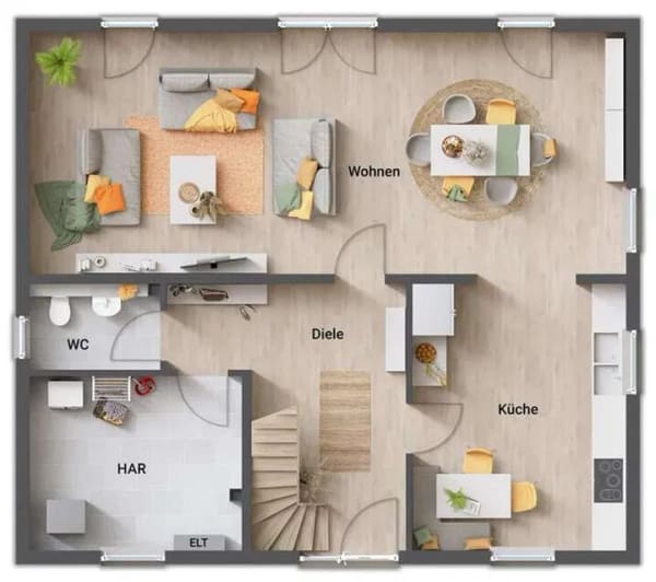 Immobilie in Herforst - Mitwachshaus 148, Preis inkl. Grundstück, massiv gebaut - Bild 4