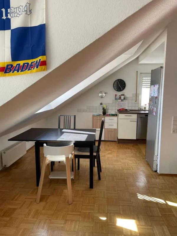 Immobilie in Waghäusel - Feldrandlage trifft Maisonette - gemütliche 2,5 Zimmer Wohnung mit Balkon - Bild 3