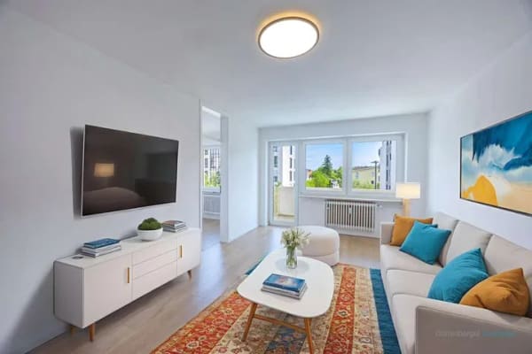 Immobilie in Germering - Charmantes Apartment mit Südbalkon auf Erbpacht in ruhiger Lage von Germering - Bild 1