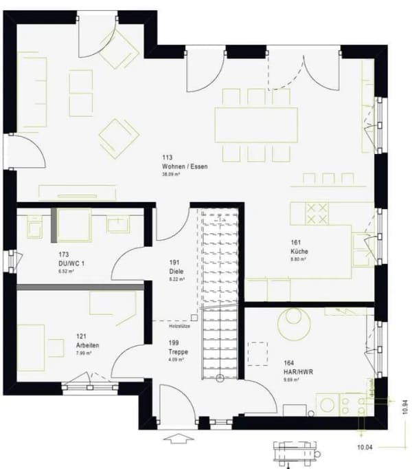 Immobilie in Kruckow - exclusives Haus und viel Platz - Grundstück vorhanden - Bild 3