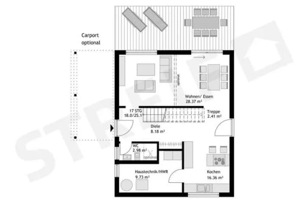 Immobilie in Orsingen-Nenzingen - Einfamilienhaus mit gewissem Flair in architektonischer Bauweise inkl.  Grundstück - Bild 1