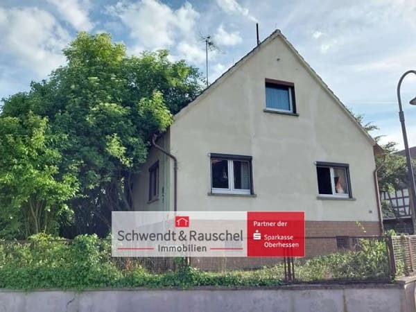 Immobilie in Echzell - Einfamilienhaus mit großer Halle in Echzell - Bild 0