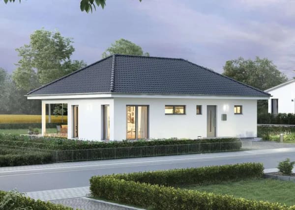 Immobilie in Ahrenshagen-Daskow - Gemütlicher Winkelbungalow. Ihr modernes Traumhaus mit viel Licht und Luft - Bild 2