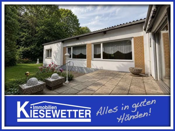 Immobilie in Kirchheimbolanden - Seltene Gelegenheit: Freistehender Bungalow auf Traumgrundstück in Kirchheimbolanden (3D Tour) - Bild 0