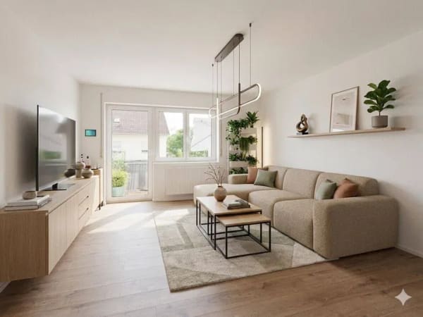 Immobilie in Linkenheim-Hochstetten - Sofort bezugsfrei! Großzügige 3-Zimmer-Wohnung mit Balkon und Stellplatz in ruhiger Lage! - Bild 1