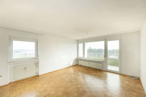 Immobilie in Elchingen - Helle und sonnige 3-Zimmer-Wohnung im 7. Stock mit 2 Balkonen - Bild 4