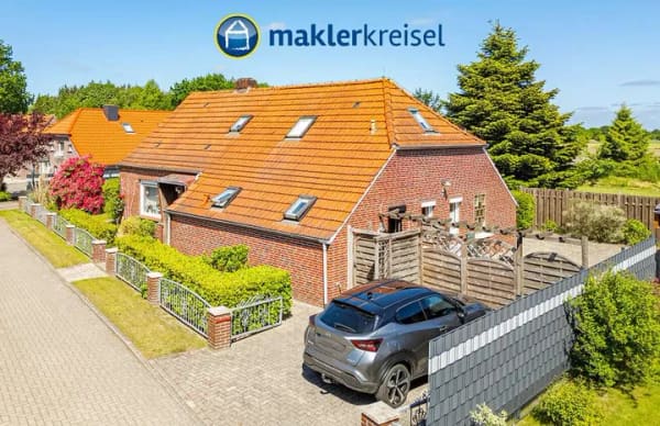 Immobilie in Stedesdorf - Landarbeiterhaus mit Nebengebäude in Esens / Neufolstenhausen! - Bild 0