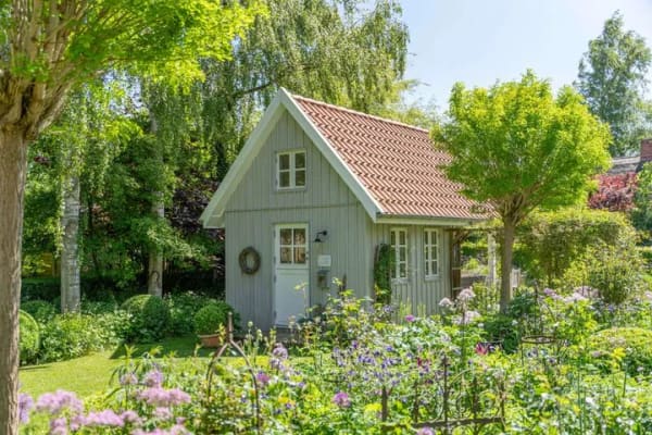 Immobilie in Beschendorf - Kernsaniertes reetgedecktes Bauernhaus im Traumgarten - Bild 1