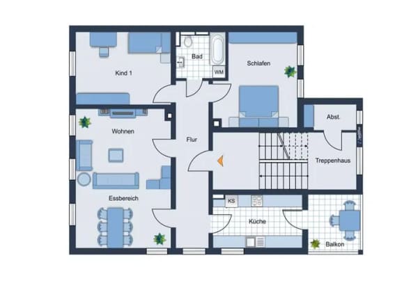 Immobilie in Hartmannsdorf - Hartmannsdorf • Eigentumswohnung • als Kapitalanlage •3 Zimmer • mit Balkon • jetzt vorsorgen! - Bild 1