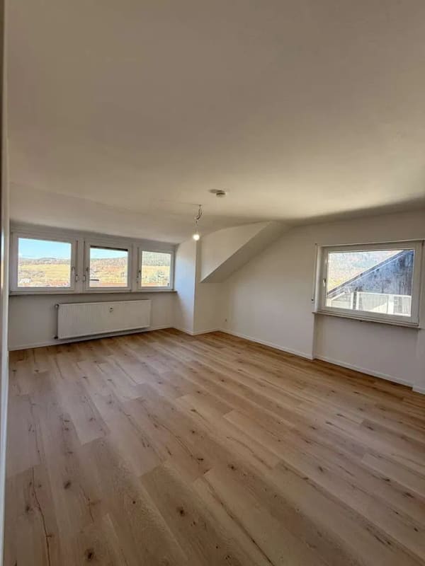 Immobilie in Bürgstadt - Helle sanierte Dachgeschosswohnung in den Bürgstadt Hills - einzigartige Aussicht - Bild 0