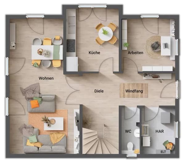 Immobilie in Fahrenbach - Strahlend und lauschig - ein Traumhaus für die Familie - Bild 3
