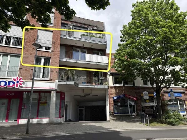 Immobilie in Pulheim - 3-Zimmer-Wohnung im Zentrum von Pulheim, Aufzug, 2 Balkone, TG-Stellplatz, 5,11% Mietrendite - Bild 1