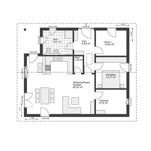 Immobilie in Admannshagen-Bargeshagen - Barrierefrei & modern: Dein Bungalow in Admannshagen-Bargeshagen - Bild 1