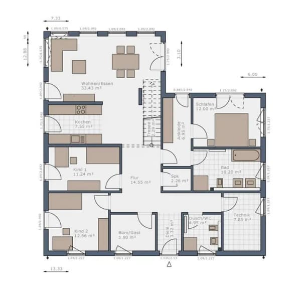 Immobilie in Traitsching - Neubau mit 3 Zimmer in der Nähe von Cham incl. Grundstück - Bild 3