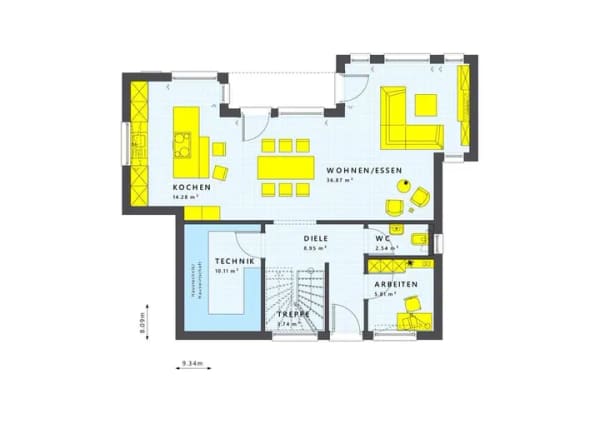 Immobilie in Stößen - Cube - Modernes Wohnen, 2 Kinderzimmer, & Home-Office & großes Grundstück - Bild 1