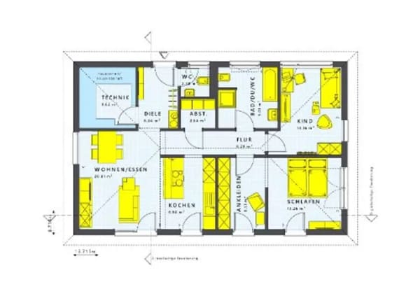 Immobilie in Lorup - LivingHaus - Dein individuelles Bungalow-Traumhaus im Emsland/ Lorup - KfW 40 QNG - Bild 1