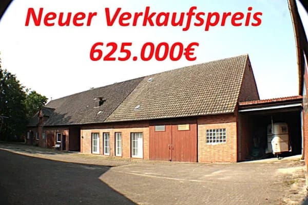 Immobilie in Diepenau - ***Neuer Verkaufspreis*** Wohnen, wo Pferde sich wohlfühlen - mit Reithalle und großzügigen Weideflächen - Bild 0