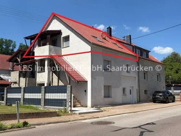 Immobilie in Losheim am See - Eigentumswohnung in Losheim/Wahlen - DG - 3 ZKB mit EBK - 71 m² Wfl. - Stellplatz - EBK - - Bild 0