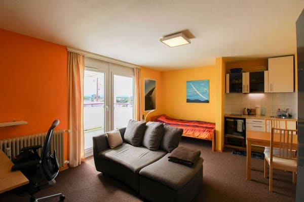 Immobilie in Ludwigshafen am Rhein - Helle 1-Zimmer-Wohnung mit Südwest-Balkon, Fernwärme und Weitblick - Bild 2