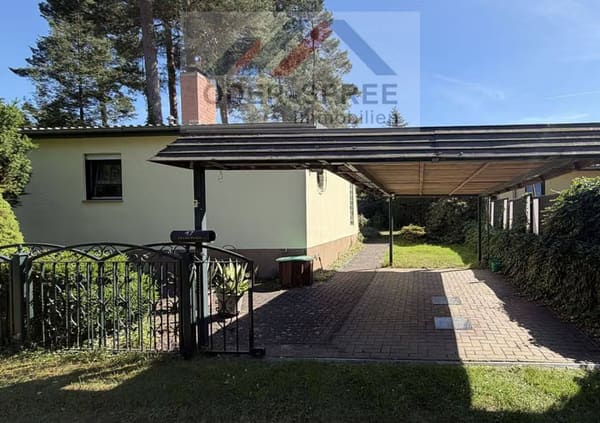 Immobilie in Groß Lindow - Gepflegtes Wochenendgrundstück mit Bungalow in grüner Lage - Bild 1