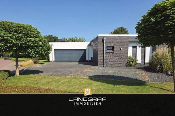 Immobilie in Harpstedt - Design trifft Großartigkeit – moderner Bungalow mit separaten Rückzugsorten für mehrere Generationen. - Bild 1