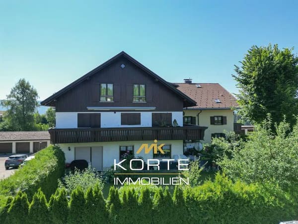 Immobilie in Scheidegg - Charmante Dachgeschosswohnung im ehemaligen Bauernhaus in Lindenau im Allgäu - Bild 0