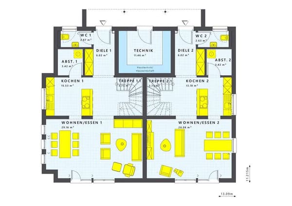 Immobilie in Böklund - Dein individuelles Wohlfühlhaus in Böklund: Ein Traumhaus für zwei Familien im grünen - Bild 4