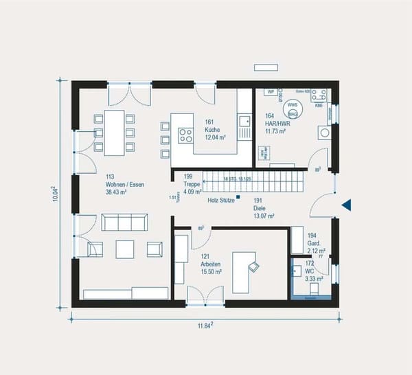 Immobilie in Blankenheim - Individuelles Einfamilienhaus in Blankenheim - Flexibles Wohnen mit nachhaltiger Technik und allkauf - Bild 2