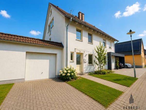 Immobilie in Salzatal - Wohnen am See – Gepflegte Doppelhaushälfte mit 5 Zimmern, Garten und Garage - Bild 0