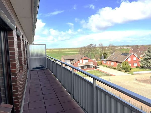 Immobilie in Dornum - Dornumersiel: Dachgeschosswohnung mit Weitblick - Bild 2
