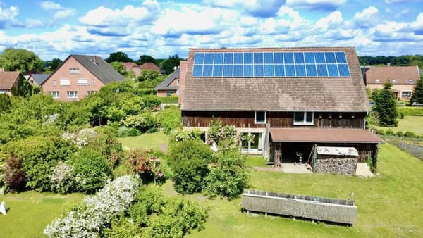 Immobilie in Ludwigslust - Obstbäume, Terrasse, Kamin und viel Raum für Familie, Hobby oder Homeoffice  - Bild 3