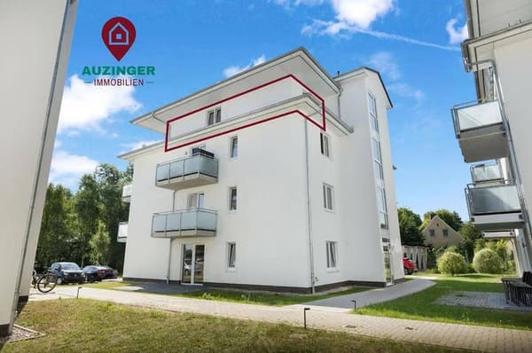 Immobilie in Röbel/Müritz - Exklusive Penthouse-Wohnung mit traumhaftem Hafenblick - Erstbezug in bester Lage von Röbel/Müritz - Bild 1